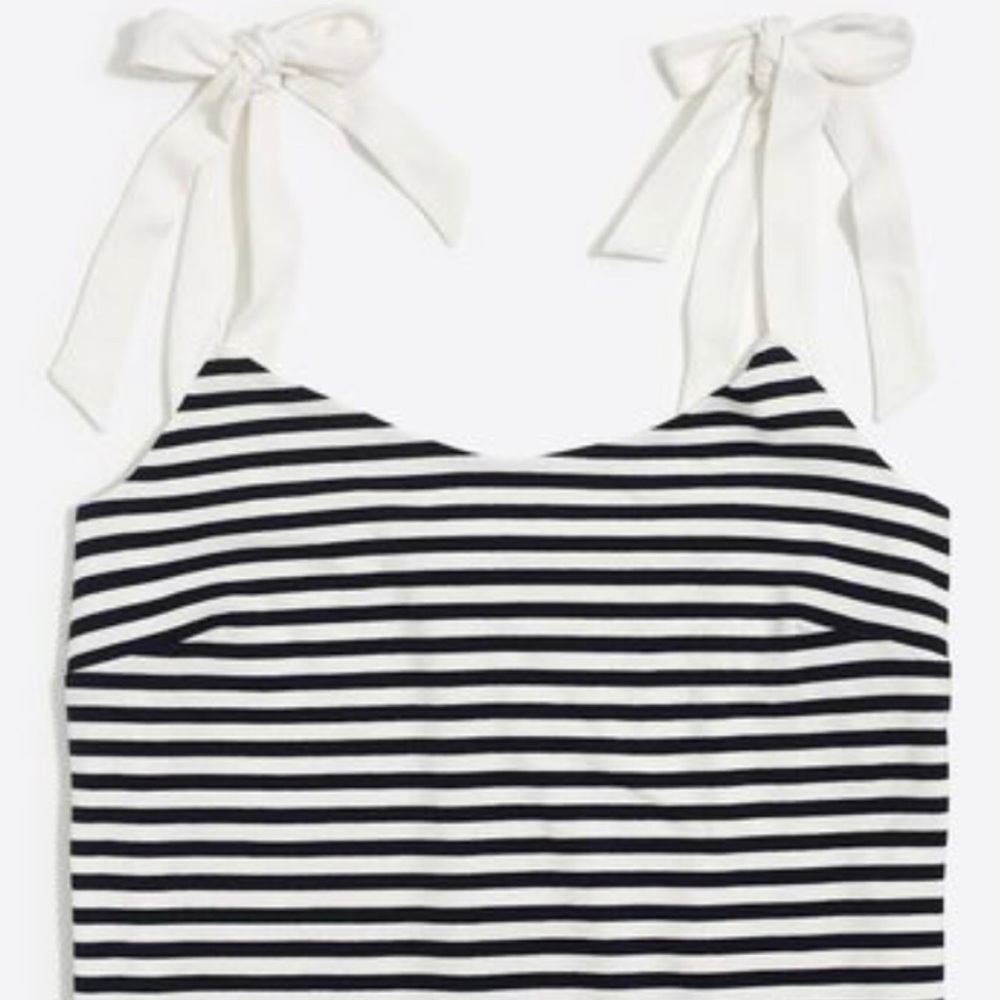 Jcrew tie stripper tank
